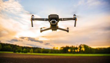 Drone Mavic Pro en vol, un des drones avec lesquels vous serez formés